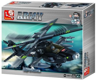 Sluban Apache r&uuml;ndekopter M38-B0511 (1 tk)