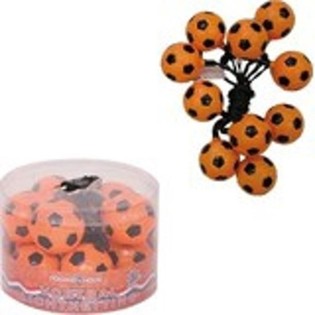 Valguskett Oranž Jalgpall - 10 Lampi (6 tk)