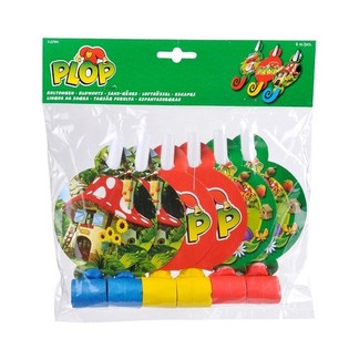 6 SUURT KABOUTER PLOP RULLVILET (12 tk)
