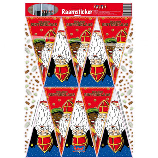 Sinterklaas Akna Kleebised (12 tk)