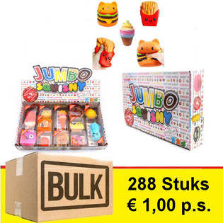 *** HULGIPAKKUMINE *** JUMBO SQUISHY ekraanil (288 tk) - HITT!