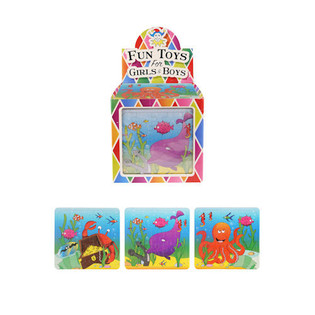 PUZZLE &ndash; SEA LIFE, 13 x 12 cm, ESITLUSKARBIS (108 tk)