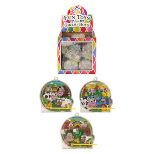 Mini Flipperm&auml;ng Loosimiseks Taluloomad Display-karbis (108 tk)