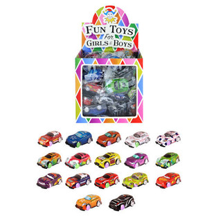 V&auml;ikesed Tagasit&otilde;mmatavad Autod (Pull-Back) Display-karbis (48 tk)