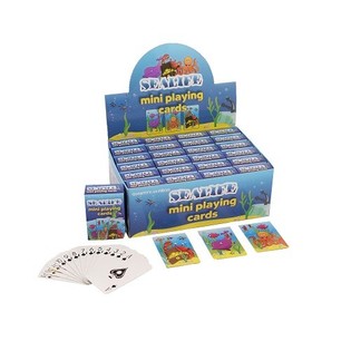 Mini M&auml;ngukaardid &ndash; Sea Life Mudel Displeil (24 tk)