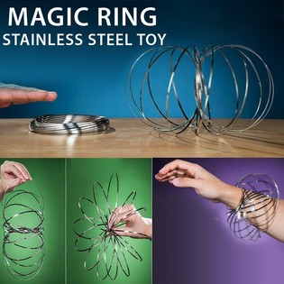 V&otilde;lur&otilde;ngad / Flow Rings - Kineetiline 3D r&otilde;ngas - H&Otilde;BE | KAARDIL (12 tk)