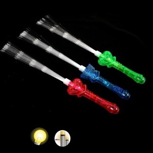Suured Helendavad LED Fiiberpulgad, 40 cm (48 tk)
