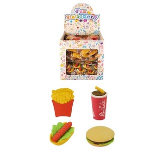 Mix Snack / Fast Food Kustukummid Display-karbis (108 tk)