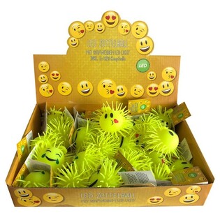 Helendavad Smiley Puffer Pallid Ekraanil (12 tk)