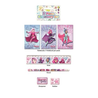 5-OSALINE KIRJUTUSKOMPLEKT SUPER GIRLS (24 tk)