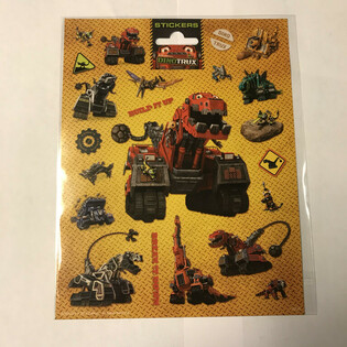 Suured Dinotruxi kleepsulehed, 20x16 cm (10 tk)