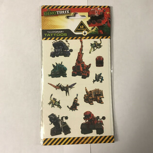 KLEEPSUD: DINOTRUX, m&otilde;&otilde;dud 20 x 10 cm (10 tk)