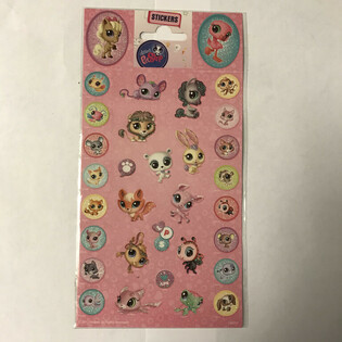 Kleepsud Little PetShop, 20 x 10 cm (10 tk)