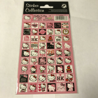 KLEEBISED: HELLO KITTY, m&otilde;&otilde;dud 20 x 10 cm (10 tk)