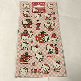 KLEEBISED: HELLO KITTY, M&otilde;&otilde;dud 20 x 10 cm (10 tk)