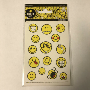 KLEEBISE LEHT: SMILEY&rsquo;S, 16 x 9 cm (10 tk)