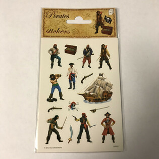 KLEEPSULEHT: PIRAADID, M&otilde;&otilde;dud 16 x 9 cm (10 tk)