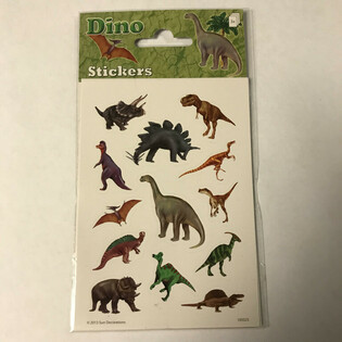 KLEEPSULEHED: DINOSAURUS, 16 x 9 cm (10 tk)