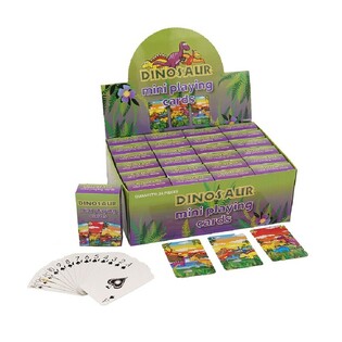 MINI M&Auml;NGUKAARDID &ndash; MUDEL: DINOSAURUS EKRAANIL (24 tk)