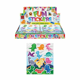 FUN STICKERS &ndash; MUDEL: DINOSAURUS (120 tk)
