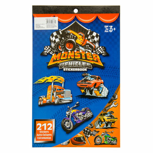 Monster Truck kleepsuraamat 212-osaline (12 tk)