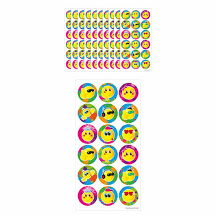 L&Otilde;BUSAD KLEEBISED &ndash; SMILEY 18 KLEEBIST LEHEL (10 tk)