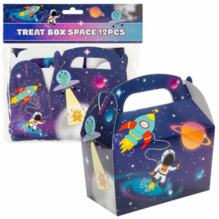 Kosmoseteemalised kingituste karbid SPACE 12x12.5x6 cm (12 tk)