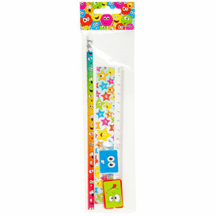 4-osaline Smiley joonistuskomplekt (24 tk)