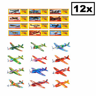 Vahtplastist lennukid (12 tk)