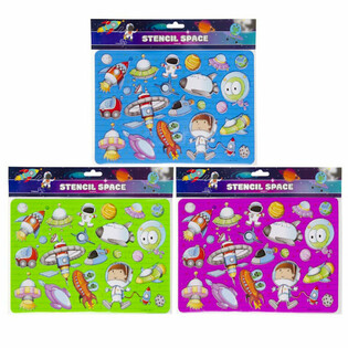 ŠABLOONIDE KOMPLEKT KOSMOS / SPACE (24 tk)