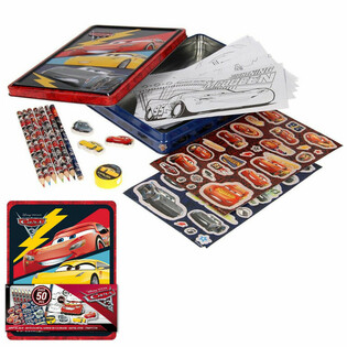 DISNEY CARS 3D Meisterduskomplekt Plekktoosis (12 tk)