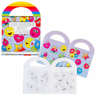 V&auml;ikesed Smiley v&auml;rvimisraamatud kleebistega (48 tk)