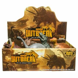 SUUR DINOSAURUS - MÄNGUFIGUURID EKSPOZITSIOONIKARBIS (12 tk)