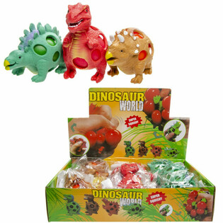 Pigistatav dinosauruse v&otilde;rgupall "Squishy Mesh" - displei (12 tk)