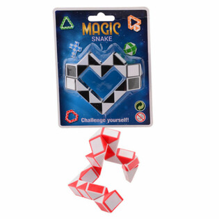 MAGIC SNAKE - 3D Puzlemadu Kaardil (24 tk)