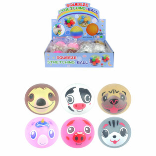 LOOMADE MIX SQUEEZE / STRESSIPALLID DISPLAY-KARBIS (12 tk)