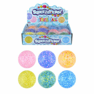 P&Auml;RLITEGA ANTISTRESSIPALL SQUEEZE &Oslash;7CM DISPLEIL (12 tk)
