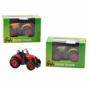 FARM MASTERS - Metallist traktor kinkekarbis (12 tk)