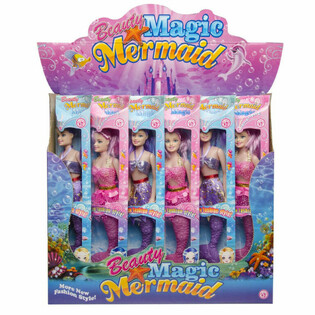 Maagiline Merineitsi Mermaid Nukk Display-karbis (12 tk)