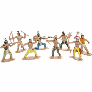 Indiaanlaste miniatuuride segu