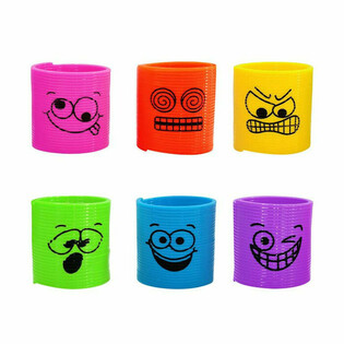 MINI SPIRAALID FUNNY FACES &Oslash;3,5 CM (6 tk)