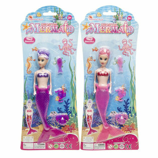 Merineitsi / Mermaid nukk kaardil (6 tk)