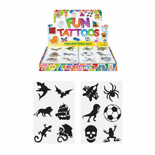 Fun Tattoos - Poiste display (96 tk.)