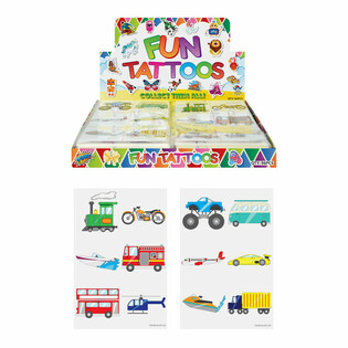 FUN TATTOOS - MUDEL: S&Otilde;IDUKID ESITLUSKARBIS (96 tk)