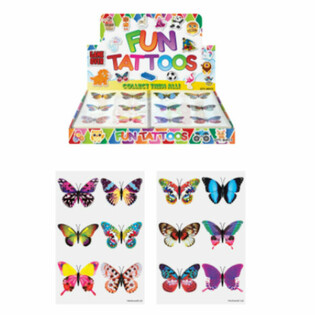 FUN TATTOOS - MUDEL: LIBLIKAD ESITLUSKARBIS (96 tk)