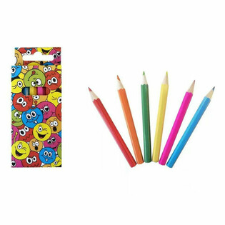 Smiley v&auml;rvipliiatsite komplekt (6-osaline) - Display-karp 24 tk