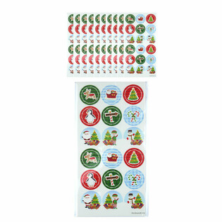 J&otilde;ulu Fun kleepsud - 10 lehte, igal lehel 18 kleepsu