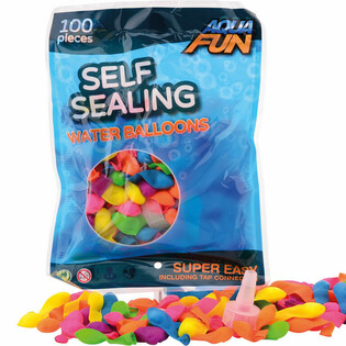 AQUA FUN - 100x Isesulguvad veepommid (6-pakk)