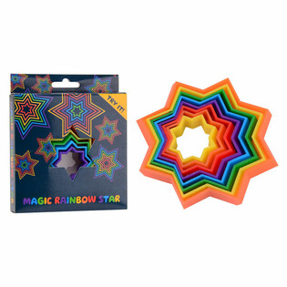 MAGIC STAR 3D FIDGET M&Auml;NG - 3D MAGIC SHAPE - MAGIC FIDGET 3D - KARBIS (24 tk)