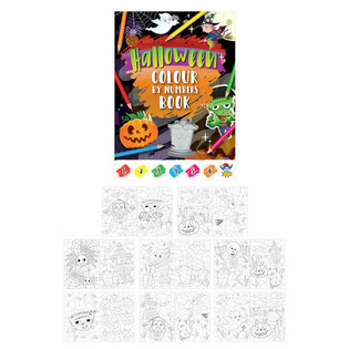 Värvimisraamat Värvi numbrite järgi - Halloween (48 tk)